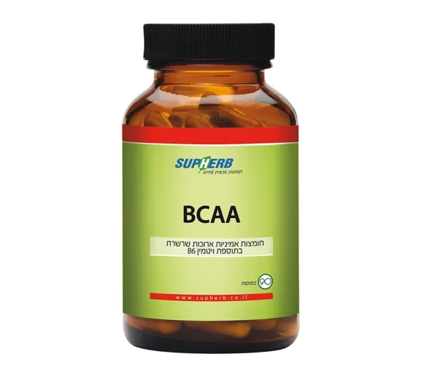 BCAA חומצות אמינו ארוכות שרשרת, 90 כמוסות, סופהרב