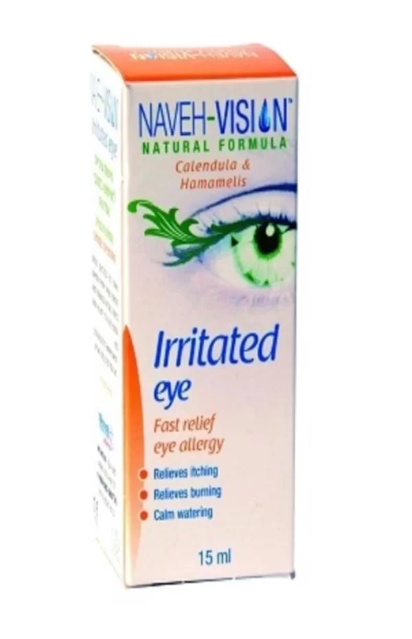 Irritated Eye טיפות עיניים - 15 מ"ל - נוה פארמה Naveh Pharma