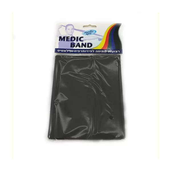 רצועת תרגול נמתחת שחורה MEDIC BAND מבית MedicSpa