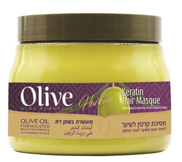 אוליב מסיכת קרטין לשיער מועשרת בשמן זית 500 מל OLIVE