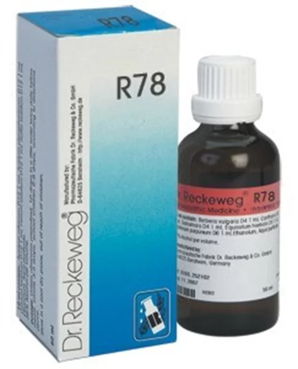 טיפות R78 למחלות עיניים מכל סוג, 50 מ''ל, Dr.Reckeweg