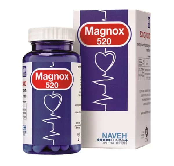 מגנוקס 520 MAGNOX נווה פארמה 60 כמוסות