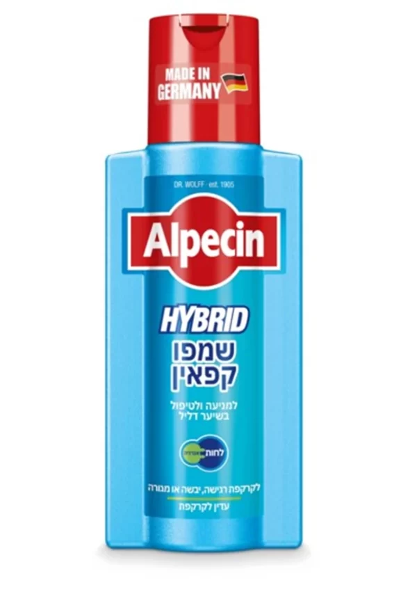 ‎שמפו קפאין היברידי, 250 מ''ל alpecin