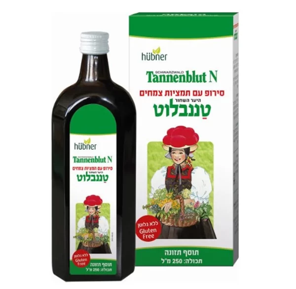 סירופ עם תמציות צמחים, 250 מ"ל, טננבלוט