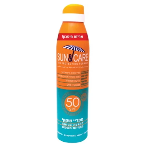 sun care- ספריי שקוף KIDS 100ML 50 SPF