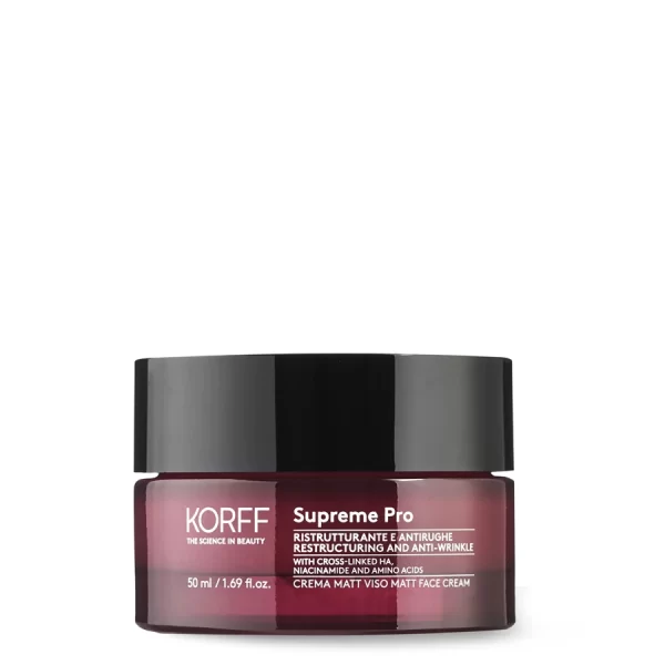 קורף קרם פנים מאט להפחתת קמטים 50 מ"ל- Korff Supreme Pro Matt Face Cream