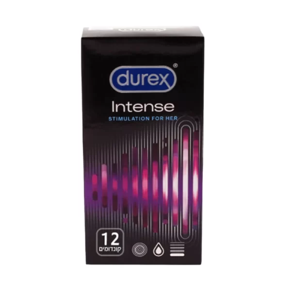 דורקס אינטנס קונדומים 12 יחידות | Durex Intense