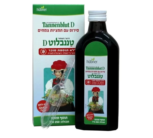 סירופ D ללא תוספת סוכר, 250 מ"ל, טננבלוט